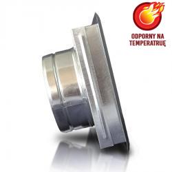 Wysokotemperaturowy wentylator ścienny do 70°C z kratką fi 100mm