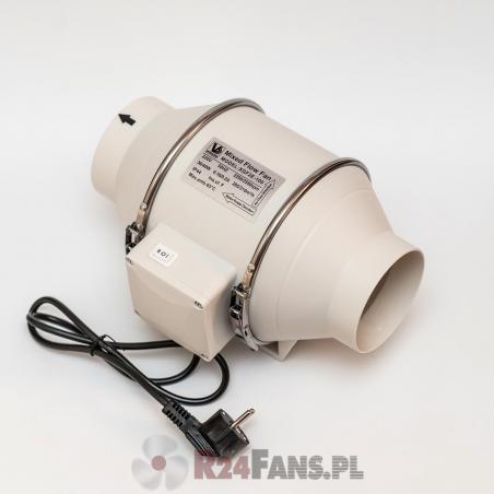 Wentylator kanałowy 2 biegi fi 100mm XGF100