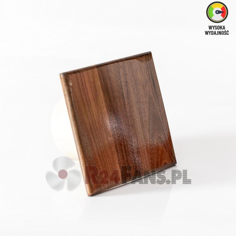 Wydajny wentylator łazienkowy Ø100mm imitacji drewna MMotors