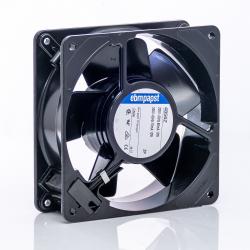 Bezgłośny metalowy wentylator do 70°C EBMpapst 4856Z 120mm wysokotemperaturowy