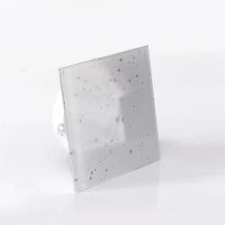 Krótki wentylator łazienkowy Ø100mm biały krople wody MMotors