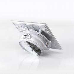 Krótki wentylator łazienkowy Ø100mm biały krople wody MMotors