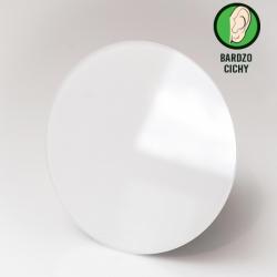 Wydajny wentylator łazienkowy Ø100mm okrągły biały błyszczący