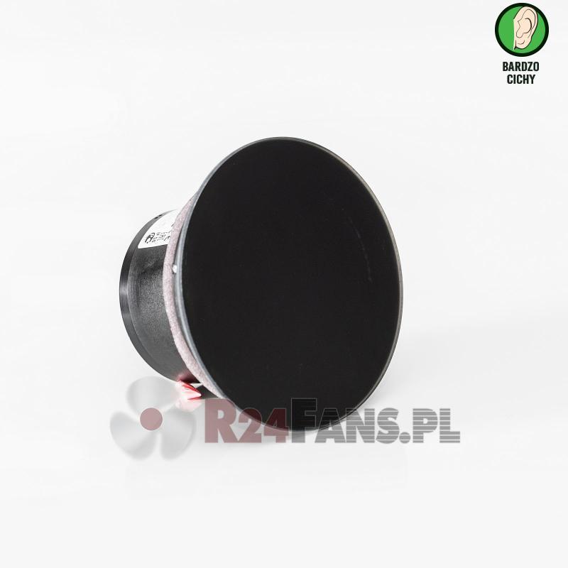 Wydajny wentylator łazienkowy Ø100mm okrągły czarny mat MMotors