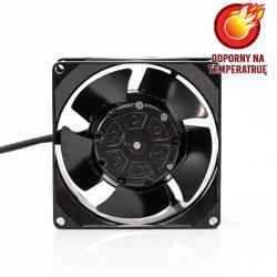 Metalowy wysokotemperaturowy wentylator do 70°C VBOK90 90mm kwadratowy